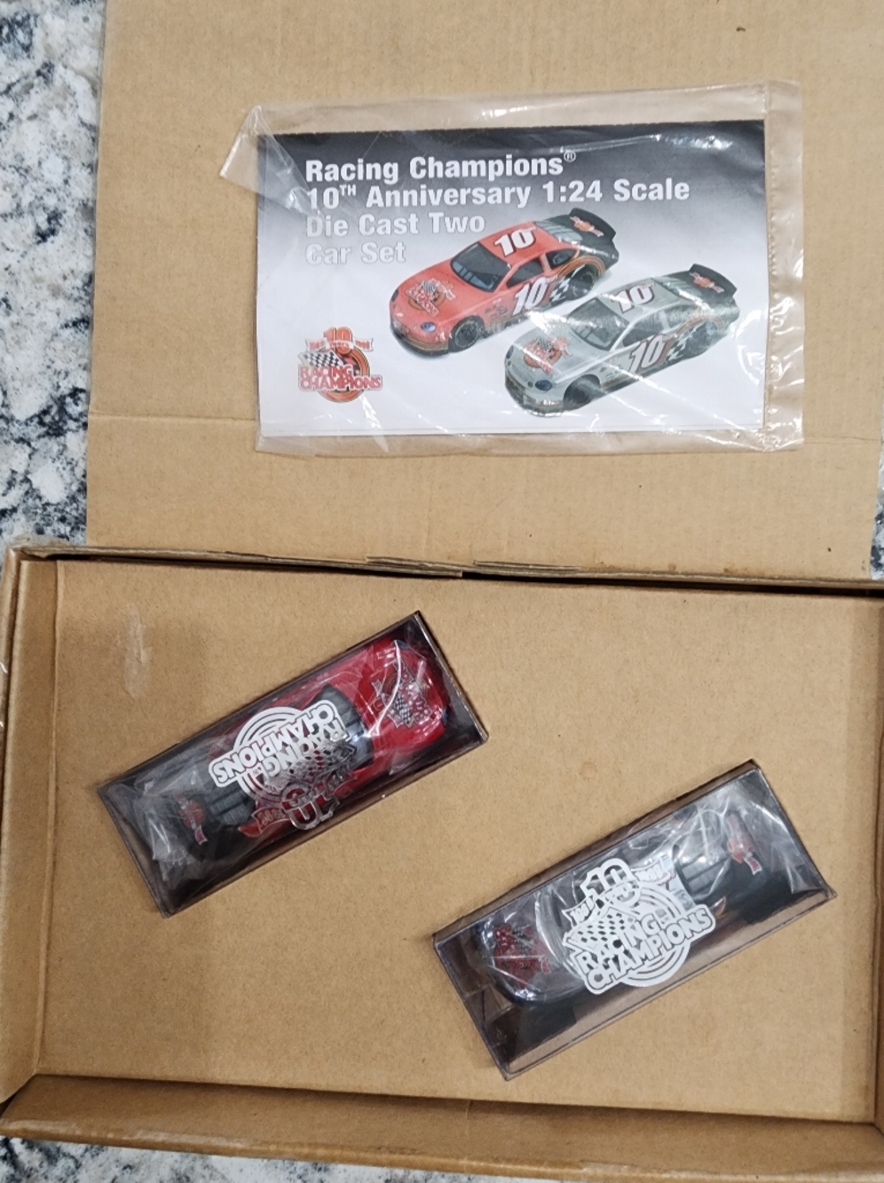 Die-Cast Collectable Race Car  Gift Set NASCAR style